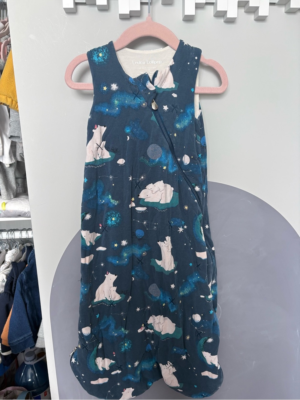 Loulou Lollipop Polar Bear Sleep Sack 1.0 TOG TENCEL